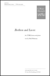 Brethren and Lovers TTBB choral sheet music cover